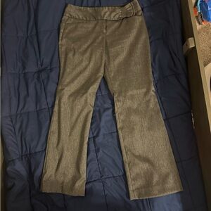 The Limited Shimmering Gray Flare Pants
